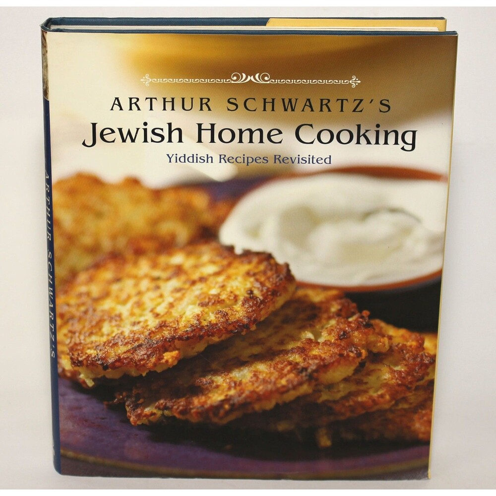 Arthur Schwartz's JEWISH HOME COOKING Yiddish Recipes Revisited HC/DJ Cookbook